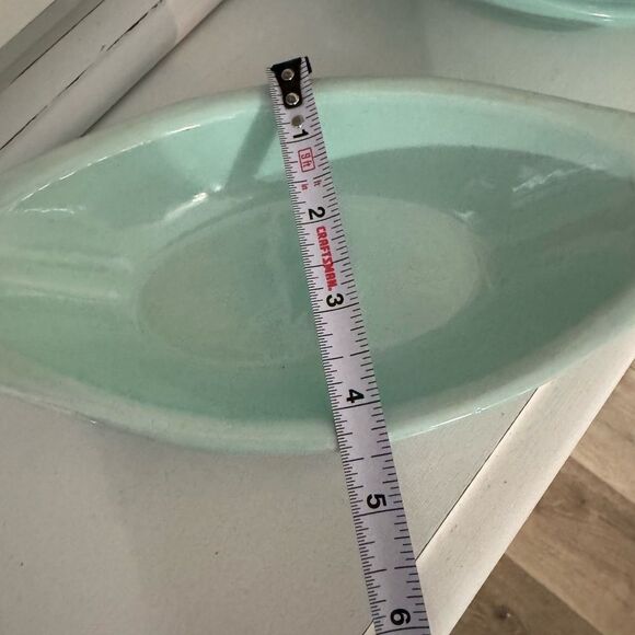 Vintage Oval Stoneware Set of Five - Picture 4 of 4